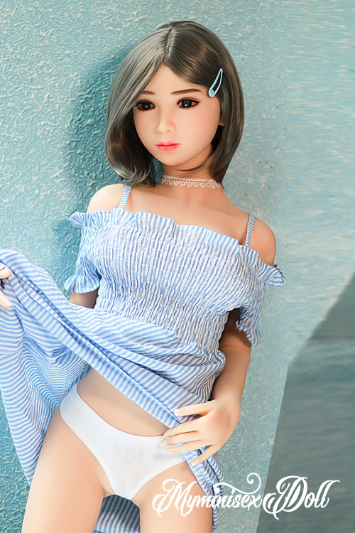 All Mini Dolls 125cm/4.1ft Child Like Small Breast Sex Doll-Evelyn 7