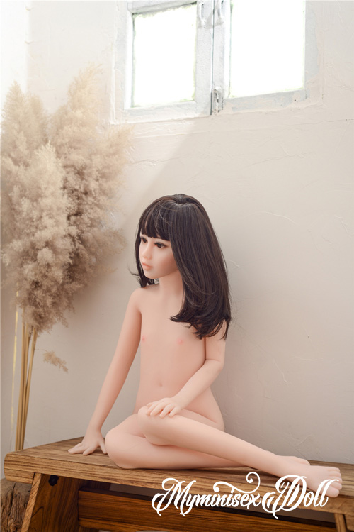 All Mini Dolls 128cm/4.19ft Flat Chest Little Cheapest Sex Doll -Cathy 2