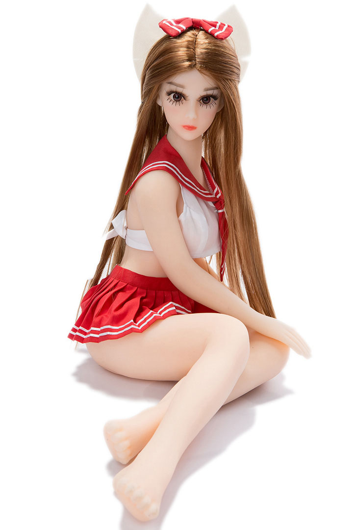 65-80cm(2.1-3.3ft) 68cm/2.23ft Cheap Small Breast Skinny Small Sex Doll-Jessie 10